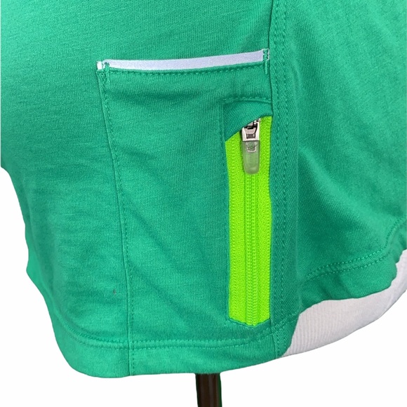 Nike Running Dri-Fit Green & Gray Hooded Tee - Picture 8 of 16